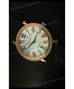 Franck Muller Master of Complications Liberty Japanese Watch in Black Strap