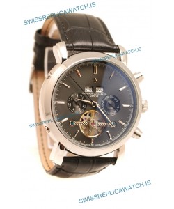 Vacheron Constantin Malte Tourbillon Japanese Replica Watch in Black Dial