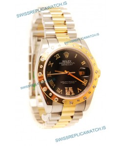 Rolex DateJust Mid-Sized Gold Japanese Replica Watch 