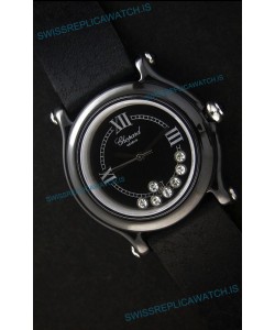 Chopard Happy Sport Japanese Replica Watch in Black Dial