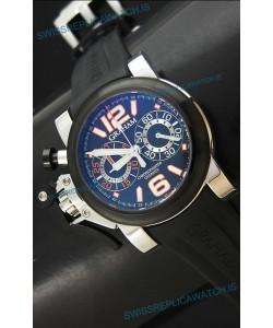 Graham Chronofighter Swiss Replica Watch in Blue Dial