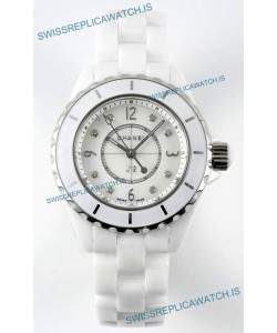 Chanel J12 Ladies White Ceramic Casing Watch 1:1 Mirror Replica Watch 
