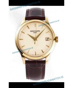 Patek Philippe #Ref 5227J in White Dial 1:1 904L Yellow Gold Casing 904L Steel Swiss Watch 