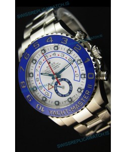 Rolex Yachtmaster II Stainles Steel Ref.116680 1:1 Mirror Replica Watch (Working Stopwatch Edition) 