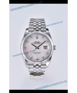 Rolex Datejust 126334 41MM ETA 3235 Swiss 1:1 Mirror Replica Watch in 904L Steel - Pearl Dial