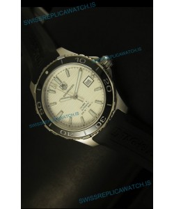 Tag Heuer Aquaracer Calibre 5 White Dial Swiss Watch - 1:1 Mirror Edition
