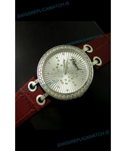Chopard Xtravaganza Ladies Japanese Replica Watch in Silver Dial