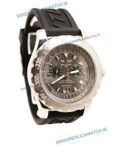 Breitling Chronograph Chronometre Replica Watch in Grey Dial