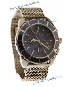 Breitling Chronometre Japanese Replica Watch in Blue Dial