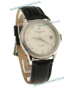 Patek Philippe Geneve Replica Watch in Roman Hour Markers