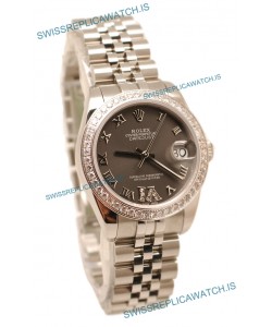 Rolex Oyster Perpetual Datejust Diamonds VI Japanese Replica Watch -36MM