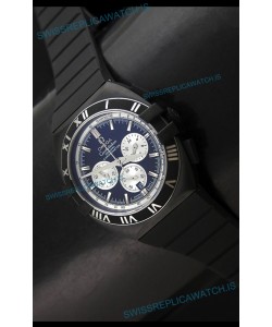 Omega Double Eagle Chronograph PVD Black Watch