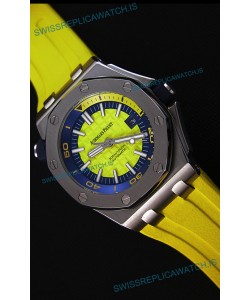 Audemars Piguet Royal Oak Offshore Diver Japanese Automatic Replica Watch in Yellow