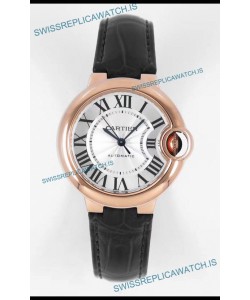 Ballon De Cartier Swiss Automatic 1:1 Mirror Quality 33MM in Rose Gold Plating