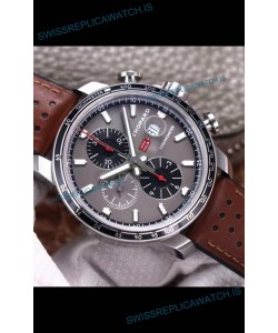 Chopard Classic Racing Chronograph 1:1 Mirror Replica Watch in Steel Casing - Grey Dial 