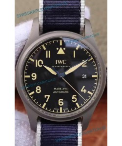 IWC Pilot's MARK XVIII Heritage 1:1 Swiss Watch Titanium Casing NATO STRAP