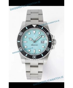 Rolex Submariner DiW Stainless Steel Casing Black Ceramic Bezel Blue Dial Edition Watch 