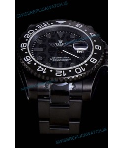 Rolex GMT Swiss "Titan Revenge" All Black Swiss Replica Watch Swiss ETA 3186 Movement 