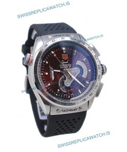 Tag Heuer Grand Carrera Calibre 36 Japanese Automatic Watch in Rubber Strap